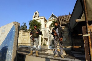 Irak bewachte Kirche