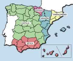 Jesuiten spanische Provinzen