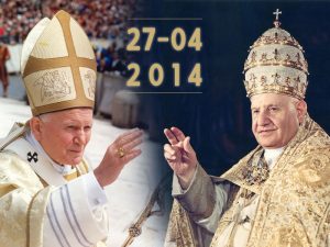 Johannes XXIII. und Johannes Paul II.: Heiligesprechung 2014