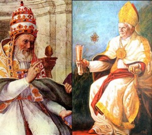 Julius II. und Benedikt XVI. strahlende Vision von der Kirche