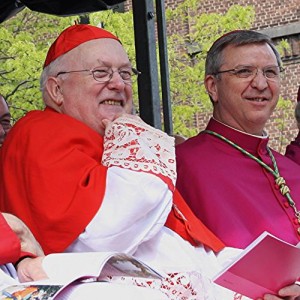 Kardinal Danneels mit Bischof Bonny