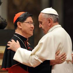 Kardinal Tagle und Papst Franziskus