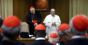 Kardinalskonsistorium zur Familie Papst Franziskus