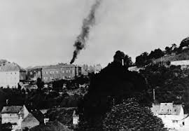 Leichenverbrennungsrauch aus der Krankenmordanstalt Hadamar, 1941