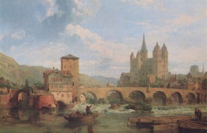 George Clarkson Stanfield: Limburg an der Lahn (1862)