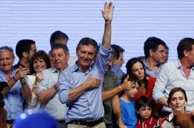 Mauricio Macri, bedankt sich bei seinen Wählern