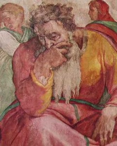 Der Prophet Jeremia (Michelangelo, Sixtinische Kapelle)