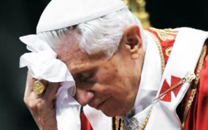 Wann setzt Benedikt XVI. ein Zeichen des Widerspruchs?