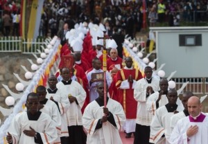 Papst Franziskus in Namugongo