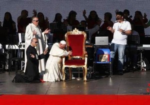 Papst Franziskus bei der Charismatischen Erneuerung