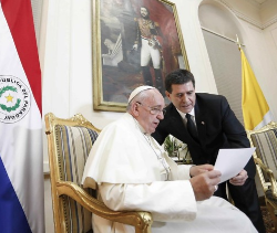 Papst Franziskus in Asuncion Paraguay