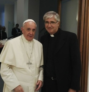 Papst Franziskus mit seinem ehemaligen Pressesprecher Giullermo Marco