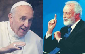 Papst Franziskus und Eugenio Scalfari: "Ich habe die Antworten des Papstes mit meinen Worten nacherzählt, aber der Papst wollte, daß es so veröffentlich wird."