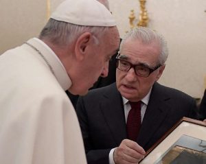 Papst Franziskus und Martin Scorsese im Vatikan (29. November 2016)