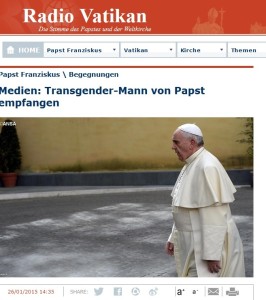 Papst und Homo-Lobby