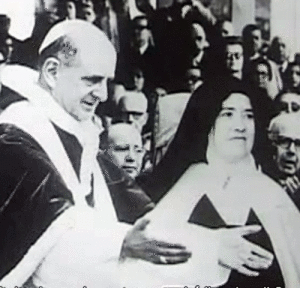 Paul VI. mit Sr. Lucia