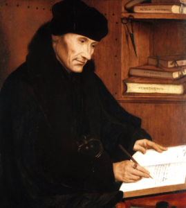Desiderius Erasmus 1517, gemalt von Quinten Massys