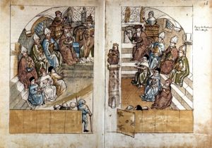Sitzung des Konzils von Konstanz (1414-1418)