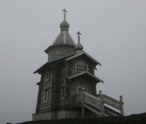 Russisch-orthodoxe Dreifaltigkeitskirche in der Antarktis