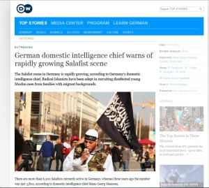 Salafist mitten in Deutschland, Bericht der Deutschen Welle, 2014
