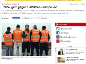 Islamisten als "Scharia-Polizei" in Deutschland unterwegs
