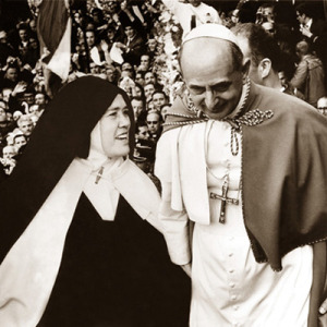 Sr. Lucia und Papst Paul VI.