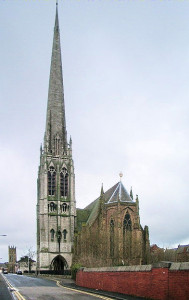 St. Walburg in Preston, Diözese Lancaster, höchster katholischer Kirchturm Großbritanniens, Institut Christus König und Hoherpriester mit Seelsorge im Alten Ritus beauftragt.