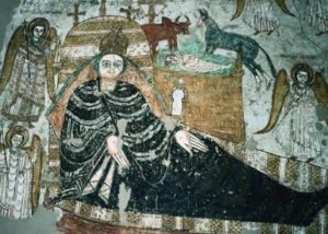 Mariendarstellung "Geburt Jesu", Kathedrale von Faras