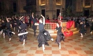 Tanzende Pfingstvigil in Mantua