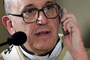 Telefonseelsorge von Papst Franziskus