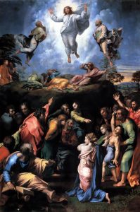 Das „Transfiguration“ genannte Verklärungsbild von Raffael, 1517/20