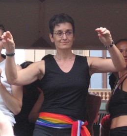 Ulrike Lunacek bei einer Homo-Veranstaltung