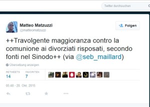 Tweet von Matteo Matzuzzi