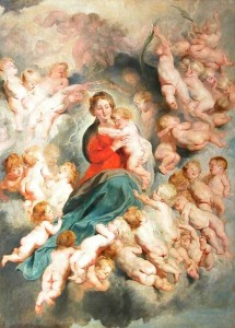 Maria mit den Unschuldigen Kindern (Peter Paul Rubens, 1618, Louvre, Paris)