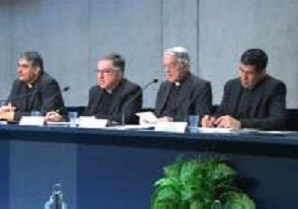 Vatikansprecher Lombardi Pressekonferenz