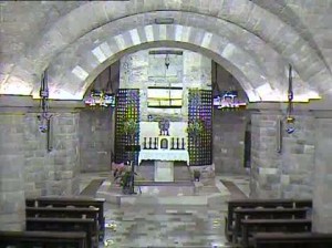 Webcambild vom Grab des heiligen Franz von Assisi