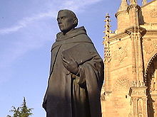 Francisco de Vitoria vor San Esteban in Salamanca
