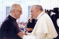 Bischof Galantino mit Papst Franziskus