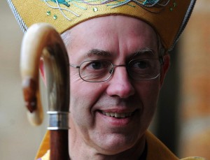 Anglikaner entsorgen "Sünde" und "Teufel" aus Taufritus. Anglikanischer Primas Justin Welby von Canterbury