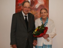 Gottfried Kiniger mit seiner Frau (2009)