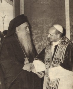 Paul VI. und Patriarch Athenagoras 1964