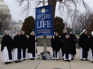 Sisters of Life Marsch für das Leben 2013 Washington halbe Million Teilnehmer größte Lebensrechtskundgebung in den USA